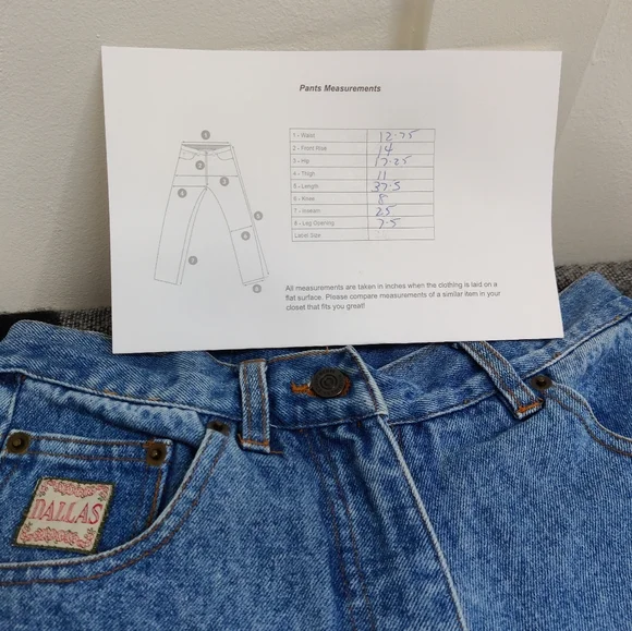 Dallas Vintage High Rise Jeans - 26 - Picture 2 of 9